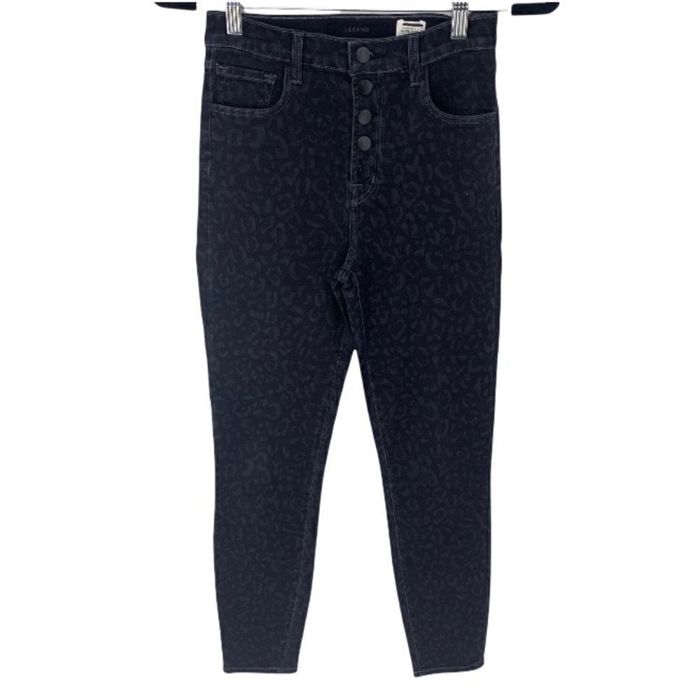 J. Brand Lillie High Rise Savannah Leopard Print … - image 2